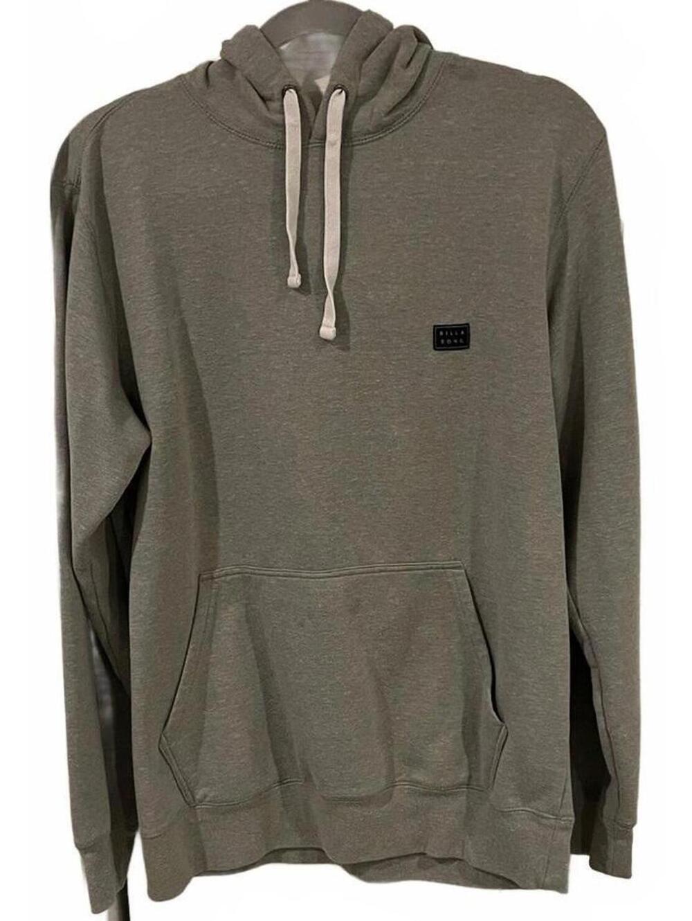 Billabong Gray Hoodie size M. Gray with Kangaroo pocket